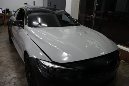 스킨게러지 + BMW M4전체랩핑 + M4전체랩핑 + M4랩핑 + 카본루프PPF + BMW 전체랩핑 + 에이버리그레이 + PPF + 카스킨 / 성남시 분당구 동원동