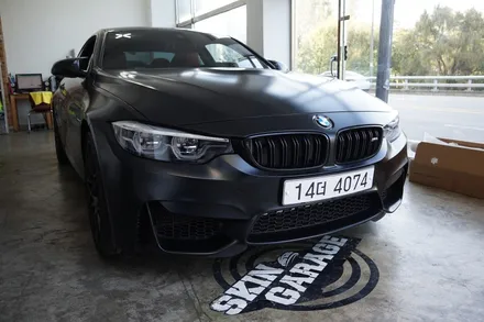 스킨게러지 + BMW M4전체랩핑 + M4전체랩핑 + M4랩핑 + 카본루프PPF + BMW 전체랩핑 + 에이버리그레이 + PPF + 카스킨 / 성남시 분당구 동원동