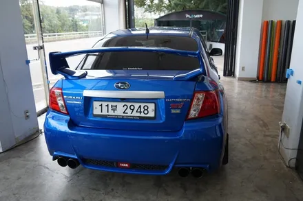 SKIN GARAGE + 스바루임프레자WRX STI + 루프스킨 + 자동차루프스킨 + 분당루프스킨 + 용인루프스킨 / 성남시 분당구 동원동