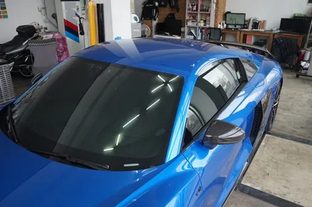 SKIN GARAGE + 아우디R8 루프스킨 + 아우디루프스킨 + R8랩핑 + R8루프스킨 + 전체카스킨 + 자동차랩핑 / 성남시 분당구 동원동