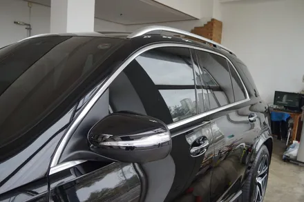 GLE 53AMG 크롬딜리트 #고광택필름랩핑 #벤츠크롬딜리트 #고광택크롬딜리트 #GLE크롬죽이기 #벤츠크롬죽이기 #고광택전체랩핑 / 성남시 분당구 동원동