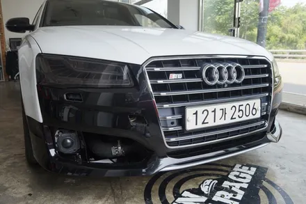 스킨게러지 #AUDI A8고광택랩핑 #아우디A8랩핑 #랩핑보험처리 #고광택전체랩핑 #고광택부분랩핑 #랩핑사고처리 / 성남시 분당구 동원동