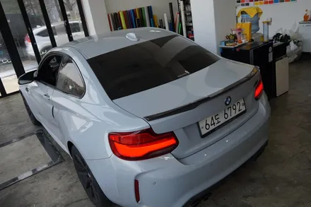 SKIN GARAGE + BMW M2 루프스킨 + M2루프스킨 + M2컴페티션랩핑 + PPF + 라이트PPF + 라이트필름 + 생활보호PPF + BMW랩핑 / 성남시 분당구 동원동