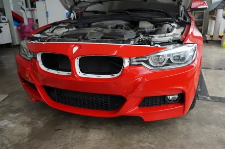 스킨게러지 + BMW전체랩핑 + BMW범퍼랩핑 + 자동차보험랩핑 + 보험처리랩핑 + 사고랩핑 + 범퍼랩핑 + F30랩핑 / 성남시 분당구 동원동
