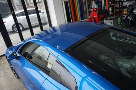 SKIN GARAGE + 아우디R8 루프스킨 + 아우디루프스킨 + R8랩핑 + R8루프스킨 + 전체카스킨 + 자동차랩핑 / 성남시 분당구 동원동