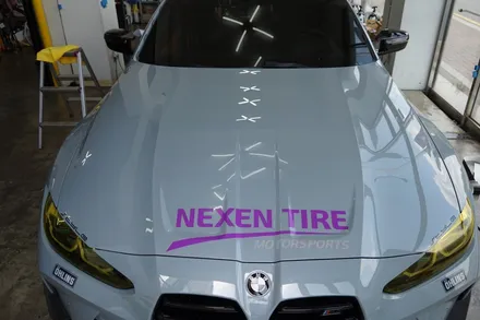 스킨게러지 + BMW M4 데칼 + CJ레이싱 스폰서데칼 + 스타일모터스포츠 + M4데칼 / 성남시 분당구 동원동