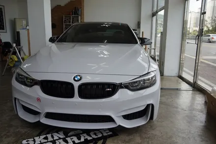 스킨게러지 + BMW M4전체랩핑 + M4전체랩핑 + M4랩핑 + 카본루프PPF + BMW 전체랩핑 + 에이버리그레이 + PPF + 카스킨 / 성남시 분당구 동원동