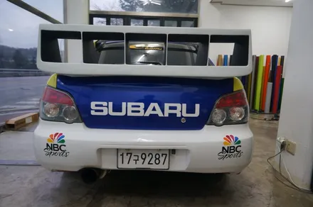 스킨게러지 + 스바루임프레자 + WRX STI + 스바루데칼 + SUBARU + 레이싱데칼 + 커스텀데칼 + 자동차데칼 + 카스킨 / 성남시 분당구 동원동