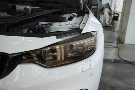 스킨게러지 + BMW M4 라이트필름 + BMW라이트필름 + 스모그필름 + 라이트톤다운필름 + BMW라이트PPF + 라이트PPF / 성남시 분당구 동원동