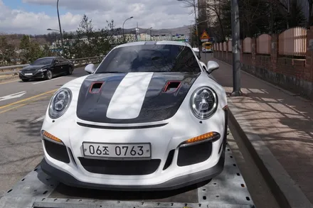 SKINGARAGE + GT3RS본넷랩핑 + GT2RS본넷랩핑 + GT2RS스타일랩핑 + 포르쉐GT3RS랩핑 + GT3RS데칼 / 성남시 분당구 동원동