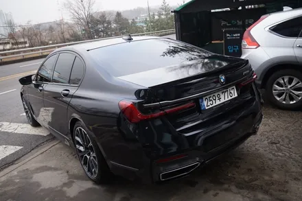 스킨게러지 + BMW745e전체랩핑 + BMW전체랩핑 + BMW크롬죽이기 + BMW7시리즈랩핑 + BMW 745e / 성남시 분당구 동원동