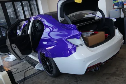 스킨게러지 + BMW F30 전체랩핑 + 전체랩핑제거 + BMW 전체랩핑 + M퍼포먼스데칼 + BMW라인랩핑 + BMW3시리즈랩핑 / 성남시 분당구 동원동