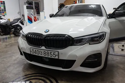 스킨게러지 + BMW G20 키드니그릴랩핑 + G20랩핑 + G20키드니그릴 + BMW 3 + 키드니그릴랩핑 / 성남시 분당구 동원동