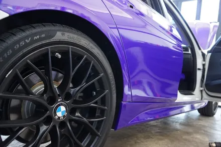 스킨게러지 + BMW F30 전체랩핑 + 전체랩핑제거 + BMW 전체랩핑 + M퍼포먼스데칼 + BMW라인랩핑 + BMW3시리즈랩핑 / 성남시 분당구 동원동