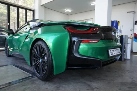 스킨게러지 + BMW i8로드스터 + i8로드스터전체랩핑 + BMW전체랩핑 + 자동차전체랩핑 + 카랩핑 + 수입차랩핑 + 수입차전체랩핑 / 성남시 분당구 동원동