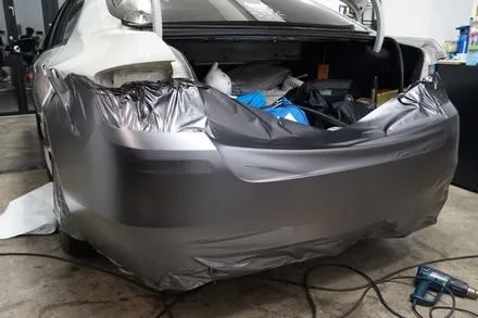 스킨게러지 + BMW F10 전체랩핑 + BMW전체랩핑 + 3M 사틴다크그레이 + 3M SATIN DARK GREY  + BMW데칼 + F10데칼 / 성남시 분당구 동원동