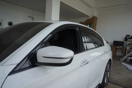 스킨게러지 + BMW 크롬몰딩랩핑 + BMW크롬랩핑 + 크롬블랙 + G30엠퍼포먼스데칼 + BMW G30랩핑 + 전체랩핑 + WRAP / 성남시 분당구 동원동