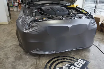 스킨게러지 + BMW F10 전체랩핑 + BMW전체랩핑 + 3M 사틴다크그레이 + 3M SATIN DARK GREY  + BMW데칼 + F10데칼 / 성남시 분당구 동원동
