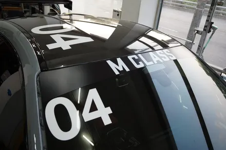 스킨게러지 + BMW M4 데칼 + CJ레이싱 스폰서데칼 + 스타일모터스포츠 + M4데칼 / 성남시 분당구 동원동
