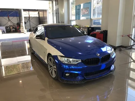 <부산랩핑,부산ppf>BMW 4시리즈 컨버터블 크롬전체랩핑&데칼 작업 / 부산 강서구 명지동