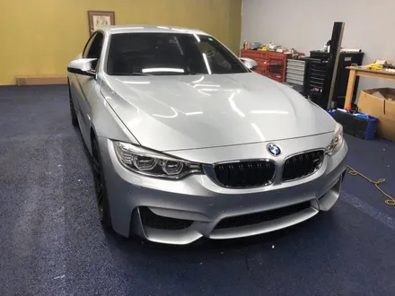 <부산랩핑,부산ppf,부산자동차랩핑>BMW M4 사일런스 에디션 컨버터블 블루라즈베리 전체랩핑 / 부산 강서구 명지동