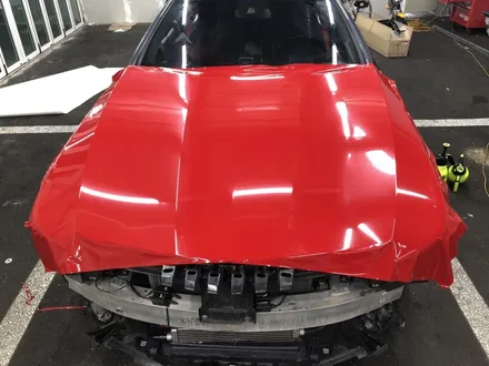 <부산랩핑,부산ppf,부산자동차랩핑>BENZ SL 클래스 에이버리 카마인레드 전체랩핑 / 부산 강서구 명지동
