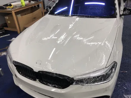 <부산랩핑,부산ppf,부산자동차랩핑>BMW g30 5시리즈 ppf 프론트패키지, 크롬죽이기 그릴,몰딩 부분랩핑, 실내랩핑 / 부산 강서구 명지동