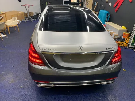 <부산랩핑,부산ppf,부산자동차랩핑>벤츠 S클래스 마이바흐 투톤랩핑, 듀오톤랩핑 / 부산 강서구 명지동