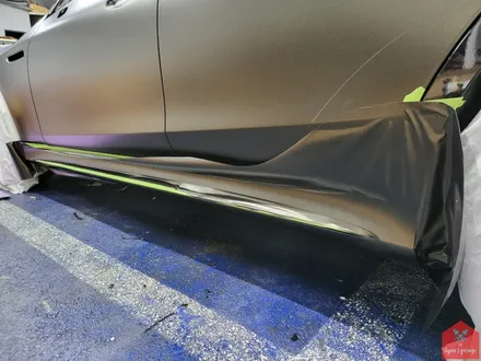 한 단계 UPGRADE! 부산랩핑 전문점 현스게러지 AMG GT 43 사틴 골드더스트 블랙 전체랩핑 & 63 컨버전 작업 소개 / 부산 강서구 명지동
