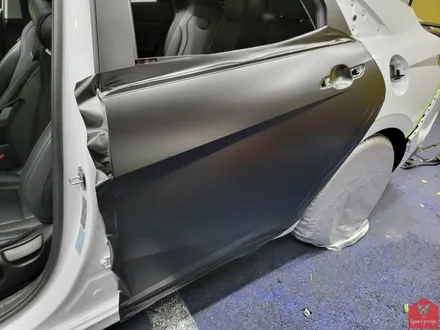 폭발하는 카리스마!!! 부산랩핑 전문점 현스게러지 현대 아반떼 CN7 사틴블랙 전체랩핑 시공 소개 / 부산 강서구 명지동