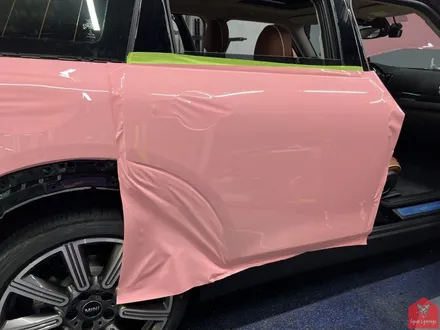 깜찍한 PINK MINI!!! 부산랩핑 전문샵 현스게러지 미니 클럽맨 쿠퍼 S 이노즈텍 체리블로썸 전체랩핑 시공 소개 / 부산 강서구 명지동