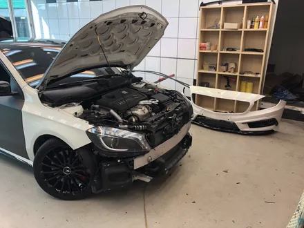 <부산랩핑,부산ppf,부산자동차랩핑>벤츠 A 45 amg 무광전체랩핑 자동차 전체랩핑 / 부산 강서구 명지동