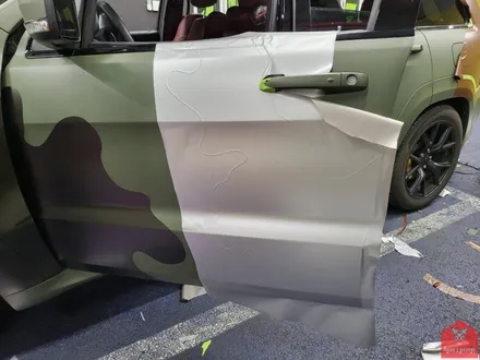 707마력 괴물 SUV!!! 부산랩핑 전문점 현스게러지 지프 그랜드 체로키 트랙호크 카모플라쥬 랩핑 시공 소개 / 부산 강서구 명지동