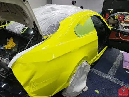 인기 최강 필름의 비결! 부산랩핑 전문점 현스게러지 BMW E92 M3 이노즈텍 레이싱 옐로우 전체랩핑 시공 소개 / 부산 강서구 명지동