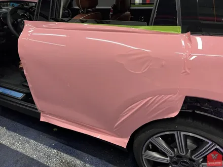 깜찍한 PINK MINI!!! 부산랩핑 전문샵 현스게러지 미니 클럽맨 쿠퍼 S 이노즈텍 체리블로썸 전체랩핑 시공 소개 / 부산 강서구 명지동
