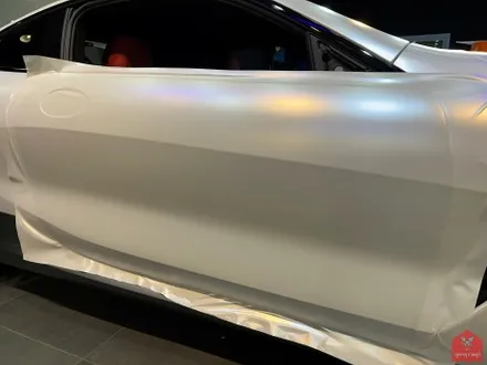 BMW M850i 비닐프로그 사틴 화이트 전체랩핑 시공 소개 / 부산 기장, 김해, 창원