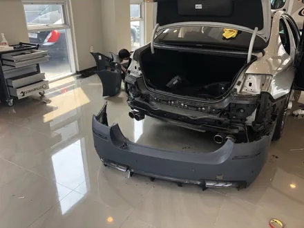 <부산랩핑,부산ppf>bmw 5시리즈 사틴다크그레이 전체랩핑 / 부산 강서구 명지동