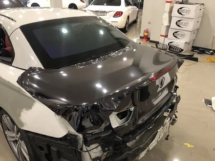 <부산랩핑,부산ppf>BMW 4시리즈 컨버터블 크롬전체랩핑&데칼 작업 / 부산 강서구 명지동