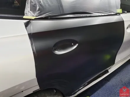 다크 포스 끝판왕! 부산랩핑 전문점 현스게러지 BMW X6 사틴블랙 전체랩핑(+크롬죽이기) 시공 소개 / 부산 강서구 명지동