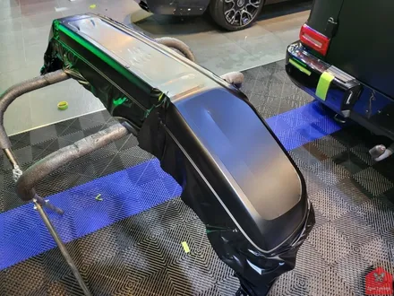 카리스마 올블랙!!! 부산랩핑 전문샵 현스게러지 벤츠 G63 AMG 지바겐 사틴블랙 전체랩핑 시공 소개 / 부산 강서구 명지동