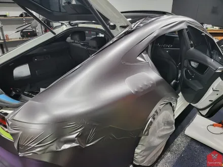 AMG의 카리스마!!! 부산랩핑 전문샵 현스게러지 AMG GT 43 4도어 사틴 다크 그레이 전체랩핑 시공 소개 / 부산 강서구 명지동