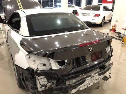 <부산랩핑,부산ppf>BMW 4시리즈 컨버터블 크롬전체랩핑&데칼 작업 / 부산 강서구 명지동