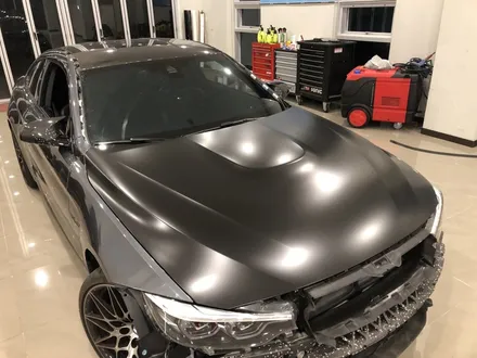<부산랩핑,부산ppf,부산자동차랩핑>BMW M4 컴패티션 사틴블랙 전체랩핑 / 부산 강서구 명지동