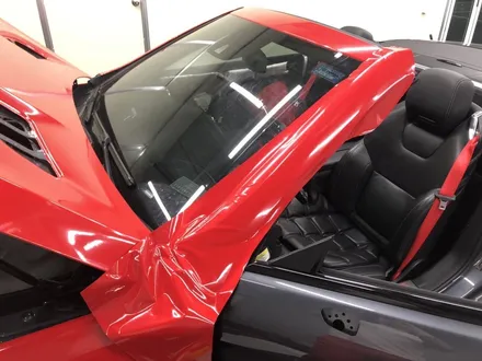<부산랩핑,부산ppf,부산자동차랩핑>BENZ SL 클래스 에이버리 카마인레드 전체랩핑 / 부산 강서구 명지동