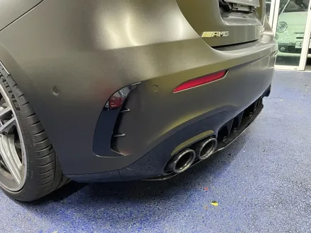 <부산랩핑,부산ppf,부산자동차랩핑>벤츠 A45 AMG 사틴 골드더스트블랙 전체랩핑 3m 2080 / 부산 강서구 명지동