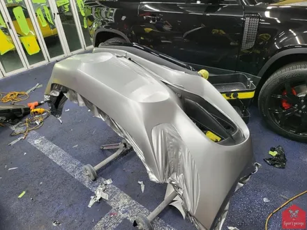 AMG의 화려한 변신! 부산자동차랩핑 전문점 현스게러지 벤츠 AMG GT 사틴 메탈릭 라이트 그레이 전체랩핑 시공 소개 / 부산 강서구 명지동