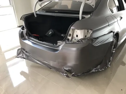 <부산랩핑,부산ppf>bmw 5시리즈 사틴다크그레이 전체랩핑 / 부산 강서구 명지동