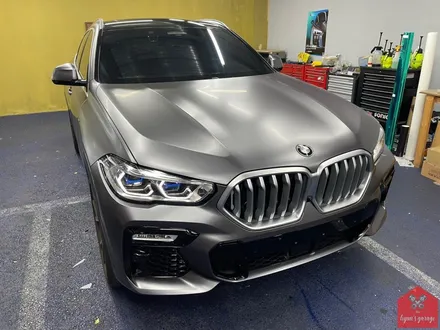 부산랩핑 전문점 현스게러지 BMW X6 사틴 다크 그레이 전체랩핑 시공 소개 / 부산 강서구 명지동