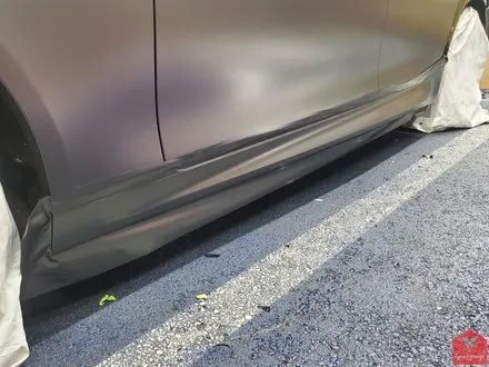 부산랩핑 전문점 현스게러지 BMW F10 5시리즈 사틴 다크 그레이 전체랩핑 시공 소개 / 부산 강서구 명지동