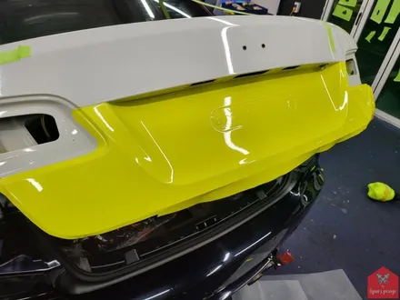 인기 최강 필름의 비결! 부산랩핑 전문점 현스게러지 BMW E92 M3 이노즈텍 레이싱 옐로우 전체랩핑 시공 소개 / 부산 강서구 명지동